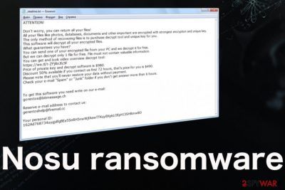 Nosu ransomware