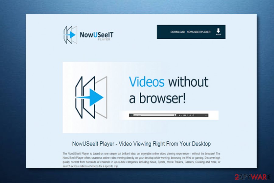 NowUSeeIt Player adware