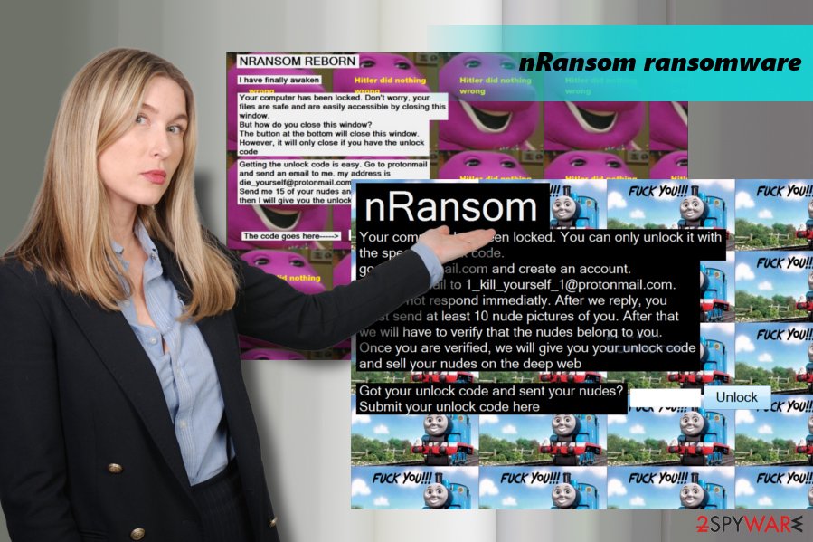 nRansom ransomware demands to send nudes