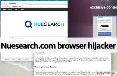 Nuesearch.com hijacker provides unreliable search engine and initiates redirects