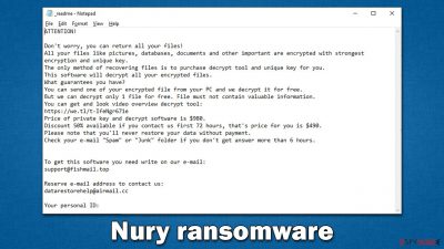 Nury ransomware
