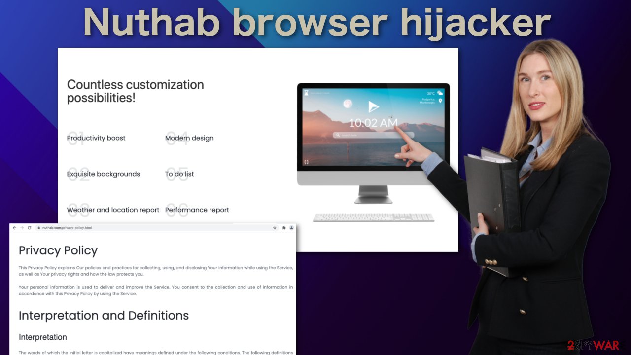 Nuthab browser hijacker