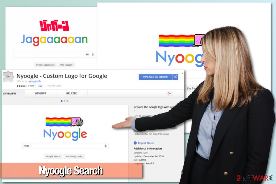 Picture of Nyoogle Search virus