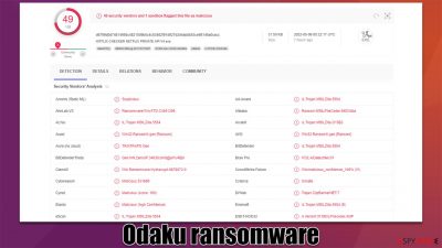 Odaku ransomware