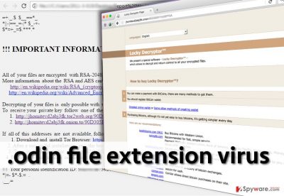 .odin file extension ransomware note