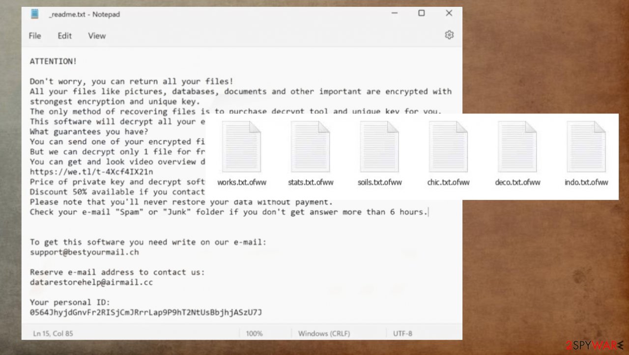 Remove Ofww file virus (Decryption Steps Included)
