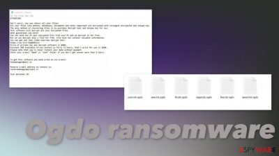 Ogdo ransomware