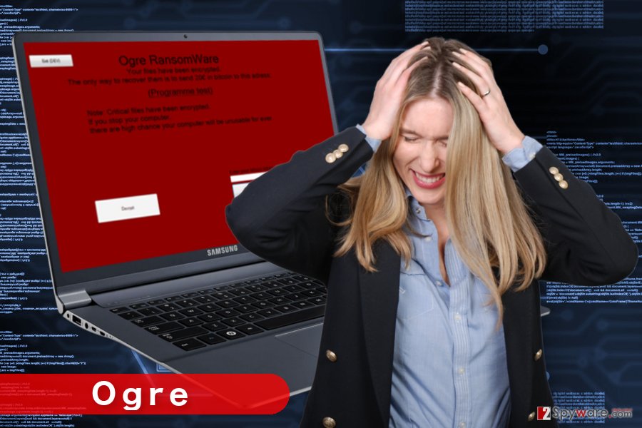 The illustration of Ogre ransomware