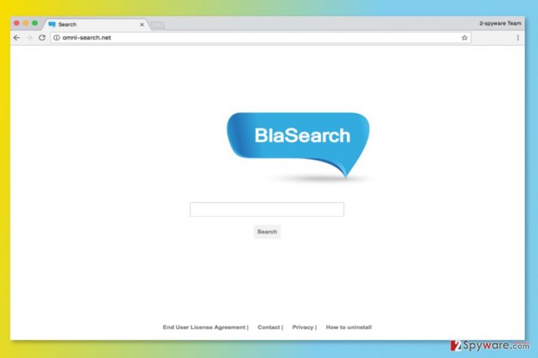 The screenshot of the Omni-search.net