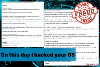 On this day I hacked your OS fraud