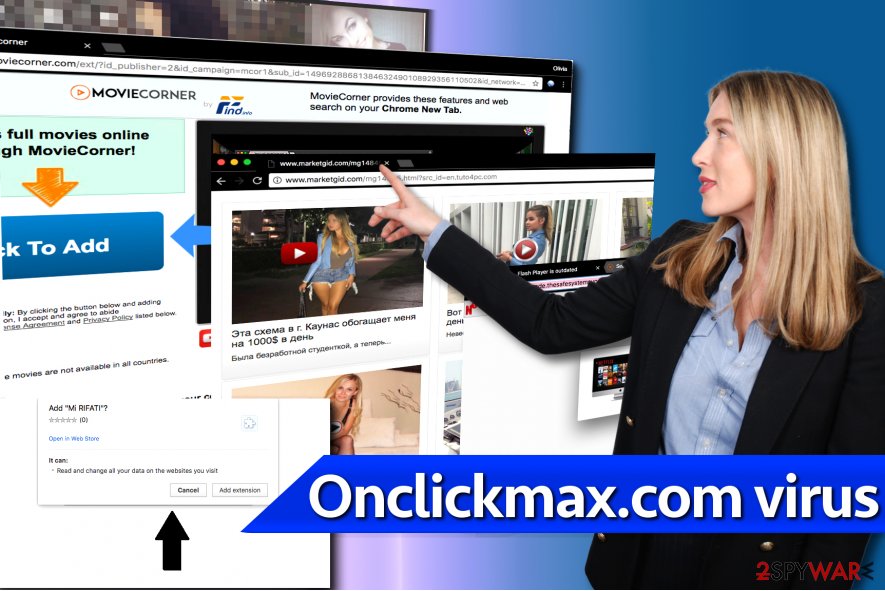 Onclickmax.com redirect virus