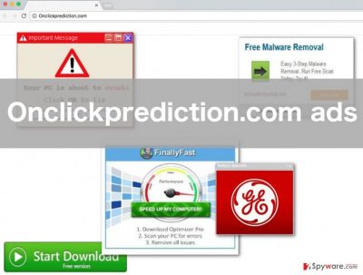 An image of the Onclickprediction.com virus