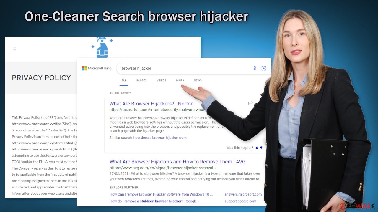 One-Cleaner Search browser hijacker