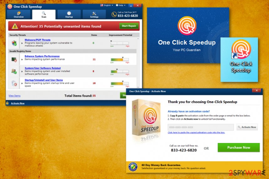 One Click Speedup virus