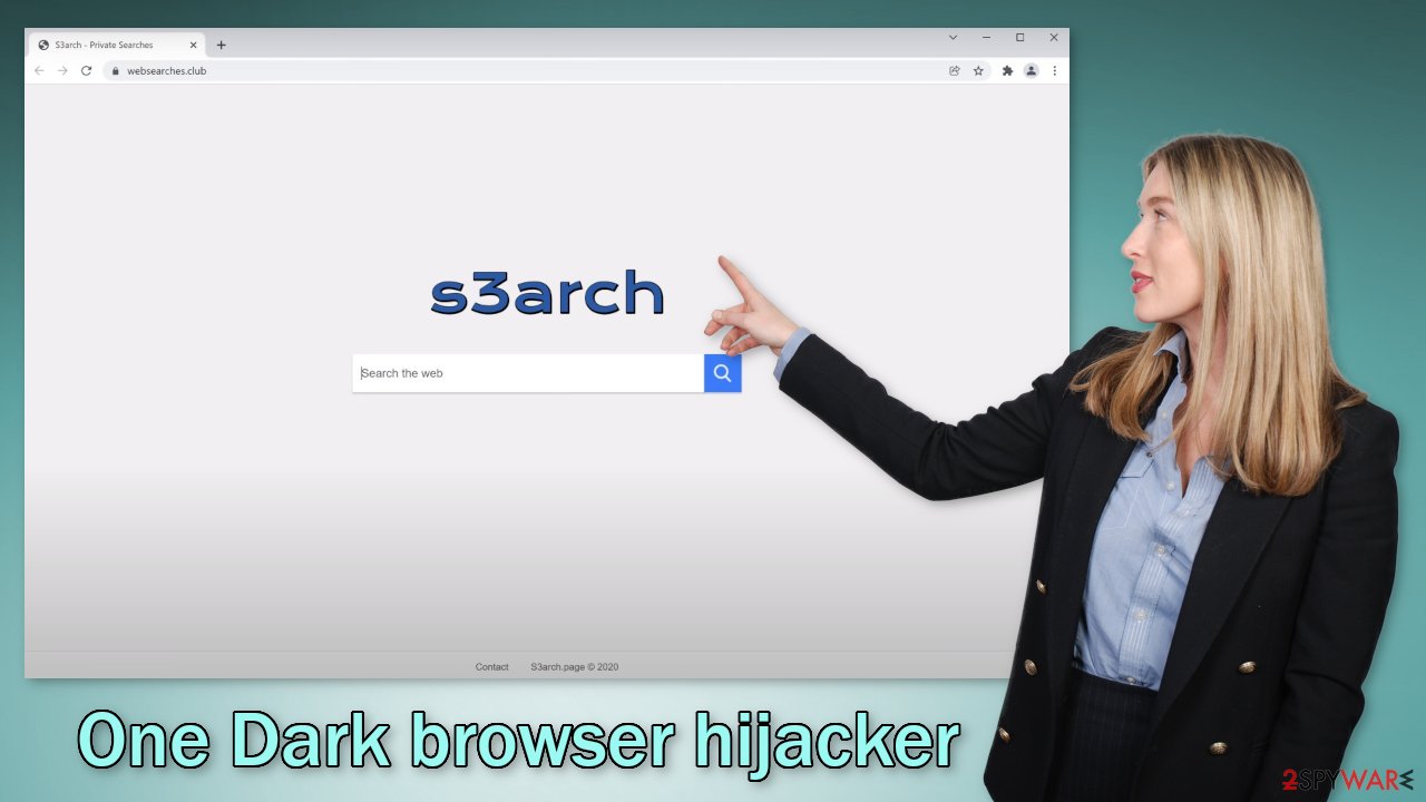 One Dark browser hijacker
