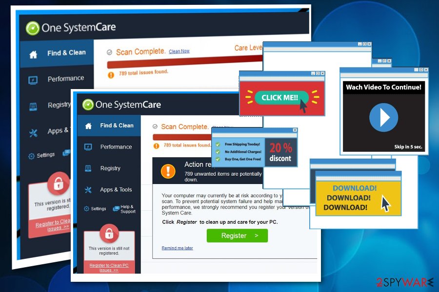 One System Care virus