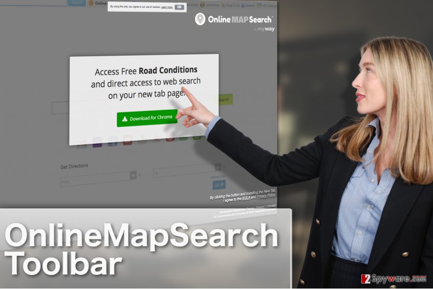 OnlineMapSearch Toolbar illustration