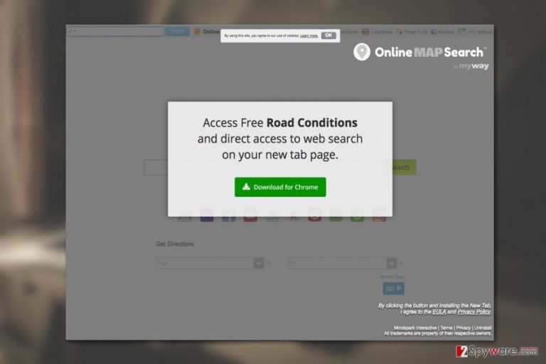 OnlineMapSearch Toolbar