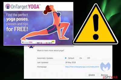 OnTargetYoga browser hijacker 