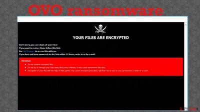 Ovo ransomware note