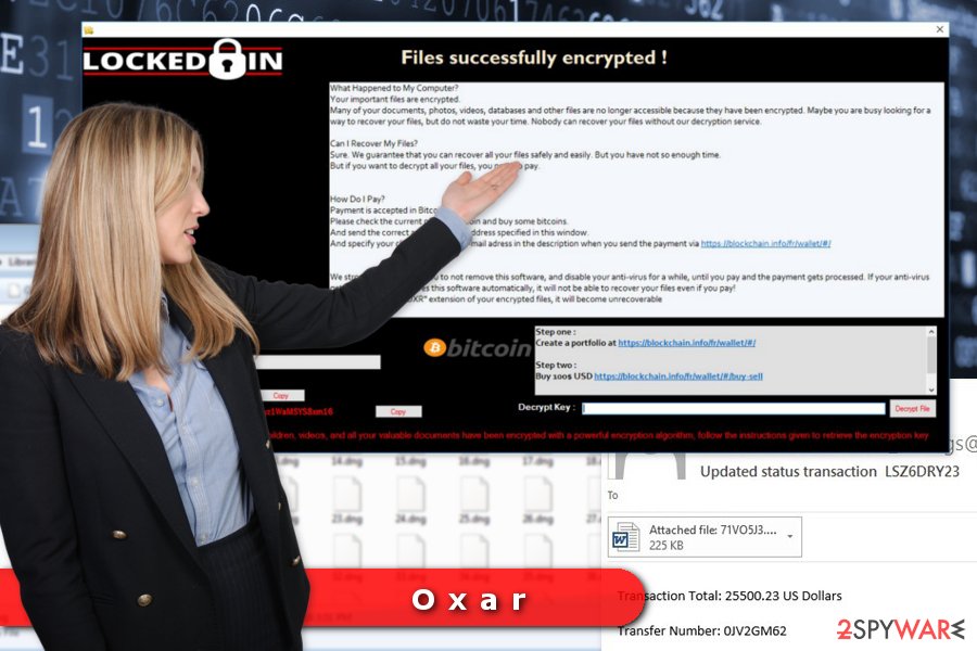 Image of Oxar ransomware virus