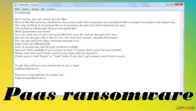 Paas ransomware