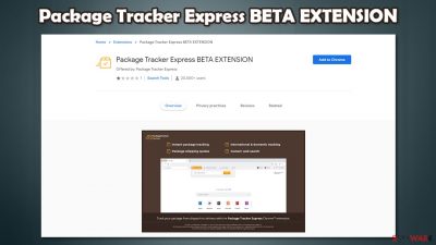 Package Tracker Express BETA EXTENSION