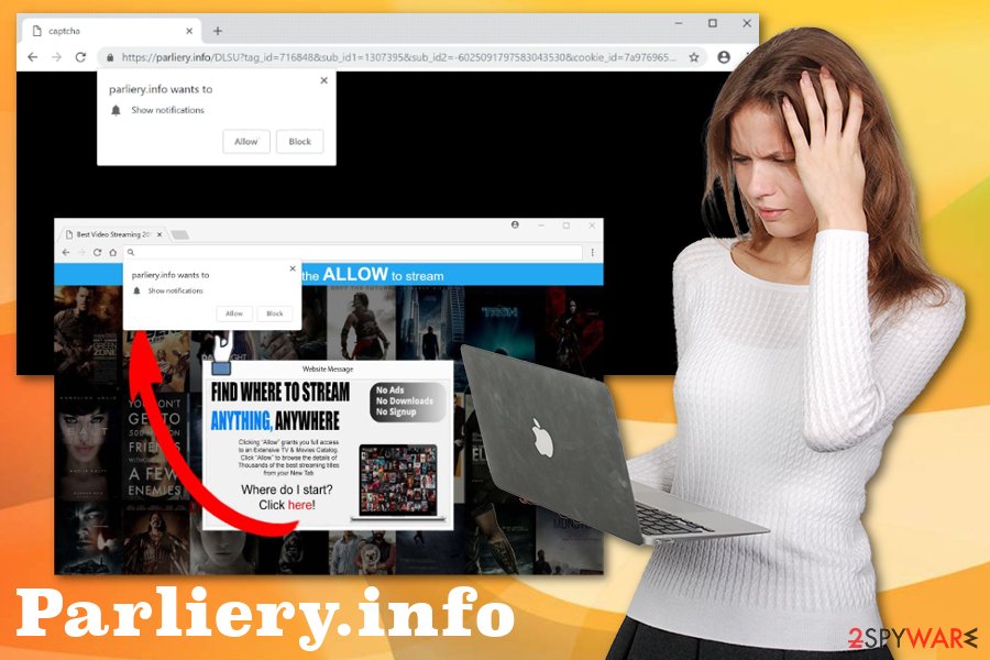 Parliery.info adware