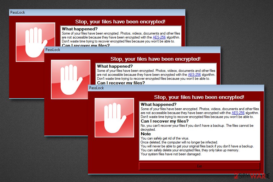 PassLock ransomware virus