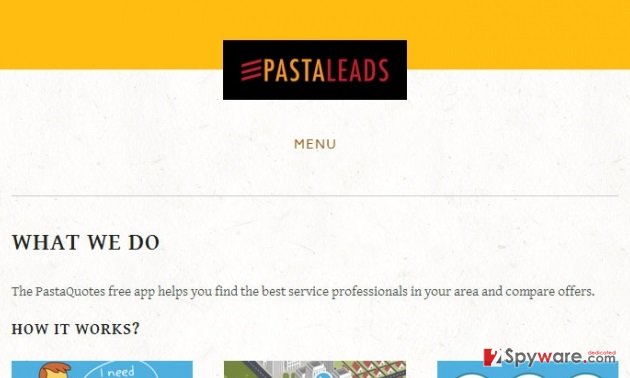 PastaLeads snapshot PastaLeads snapshot