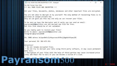 Payransom500 virus