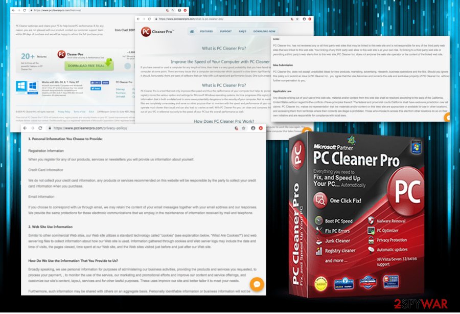 PC Cleaner Pro tool