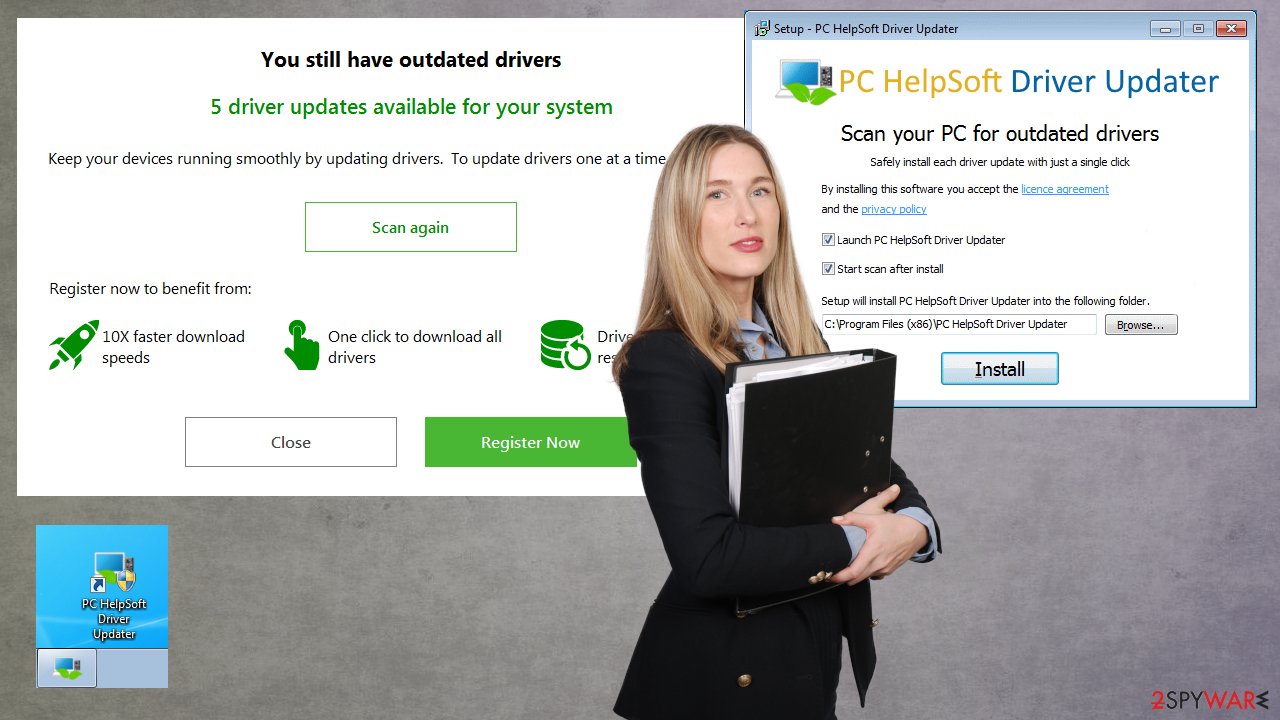 PC HelpSoft Driver Updater PUP