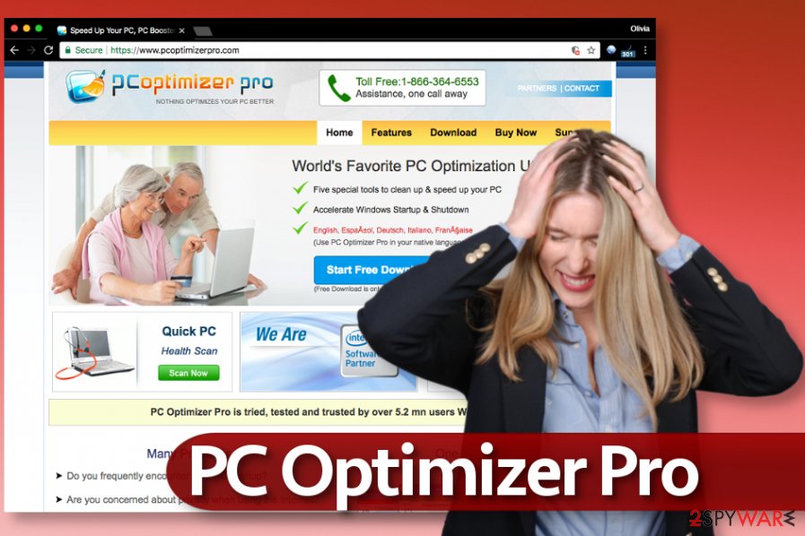 PC Optimizer Pro site