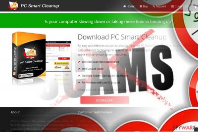 The image of PC Smart Cleanup main page