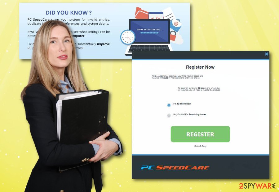 PC Speed Care adware