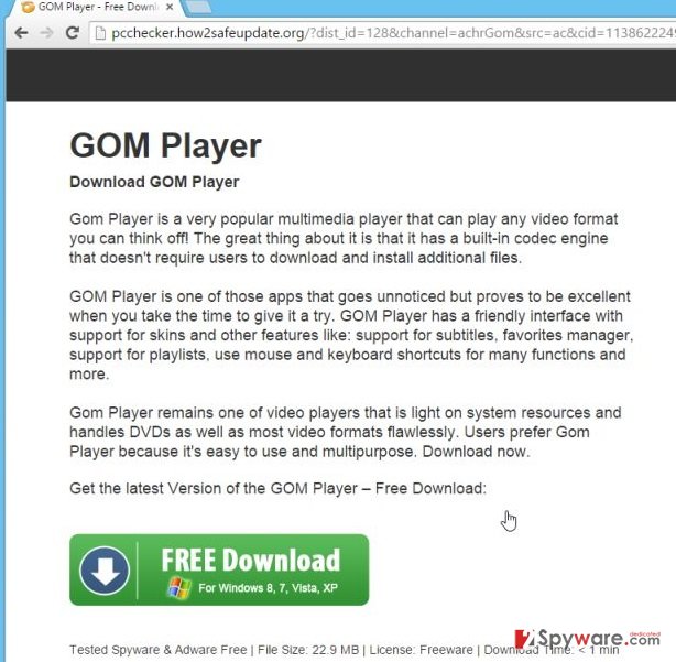Pcchecker.how2safeupdate.org popups Pcchecker.how2safeupdate.org popups