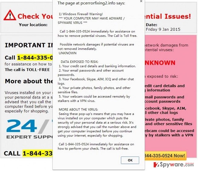 Pcerrorfixing2.info virus snapshot Pcerrorfixing2.info virus snapshot