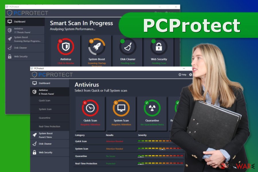 The image of PCProtect program