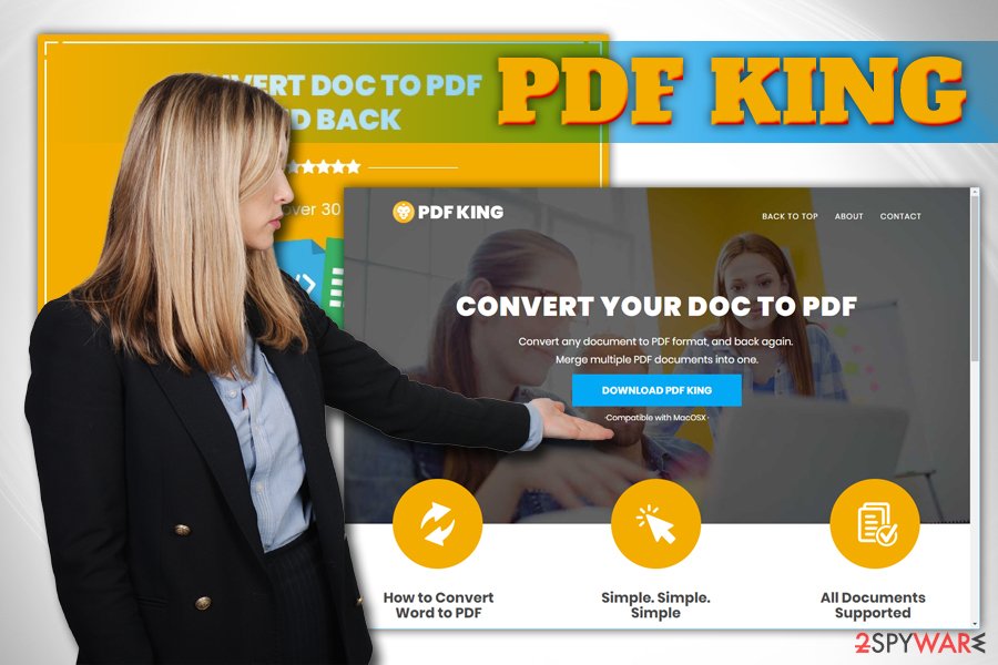 PDF King browser hijacker