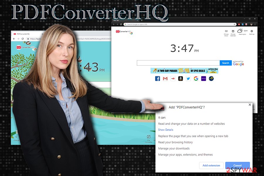 PDFConverterHQ hijack