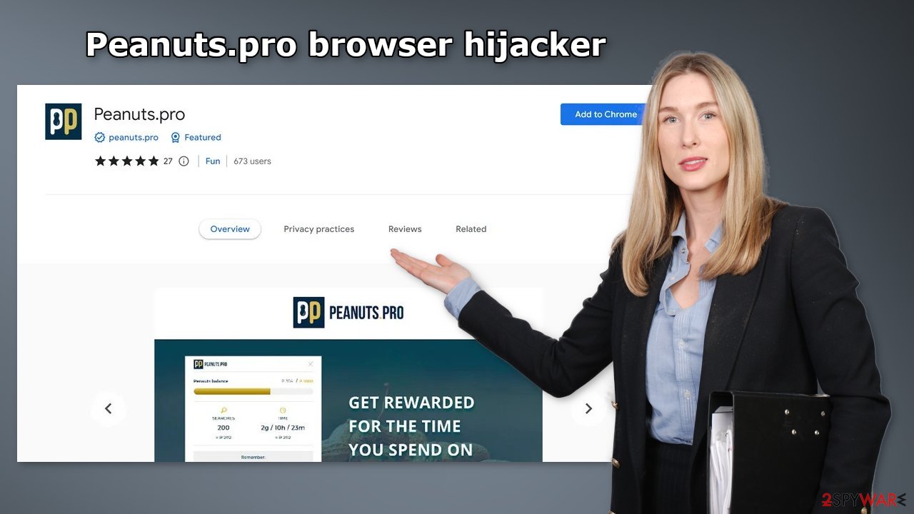 Peanuts.pro browser hijacker