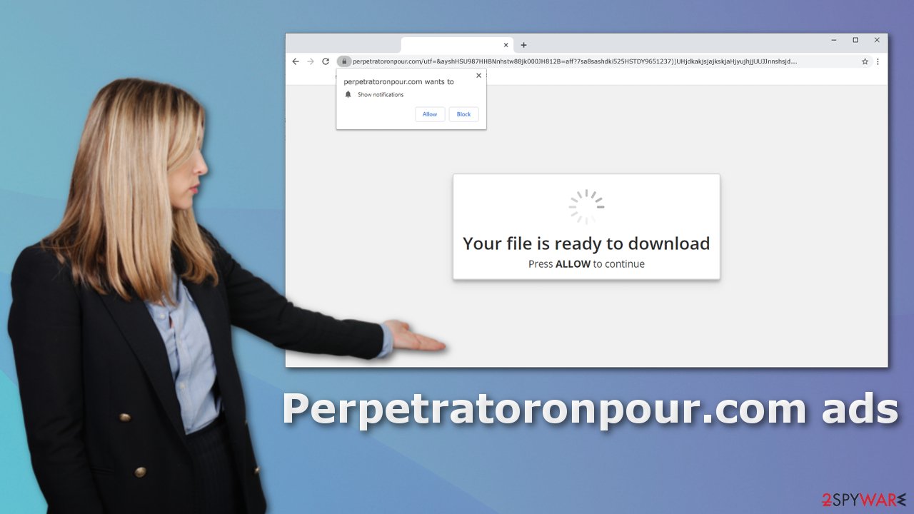 Perpetratoronpour.com ads