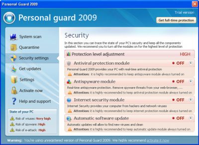 Personal Guard 2009