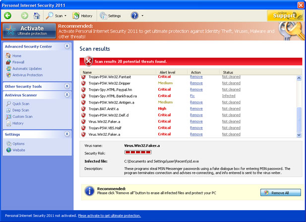 Personal Internet Security 2011 Personal Internet Security 2011