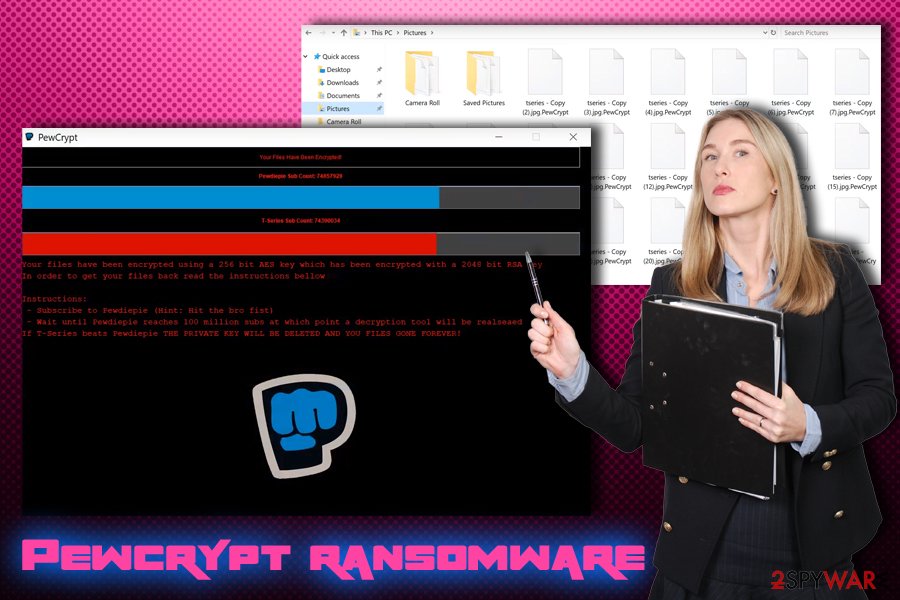 Pewcrypt ransomware virus