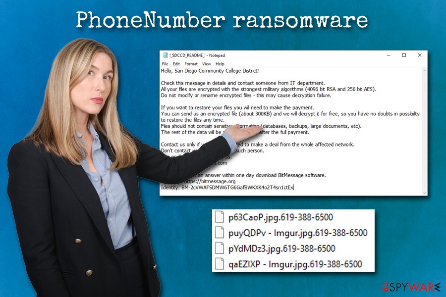 PhoneNumber ransomware virus