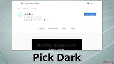 Pick Dark