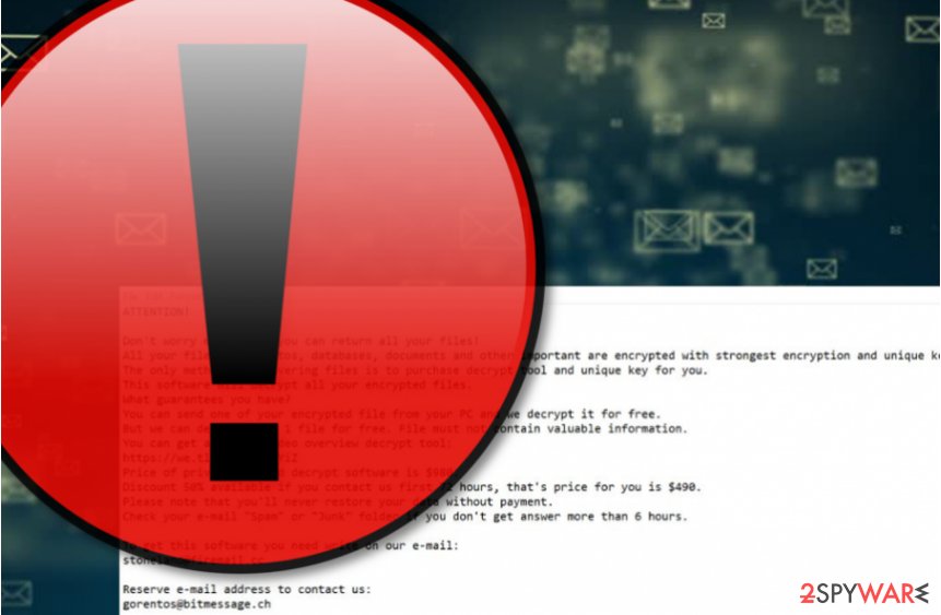 Pidon ransomware virus