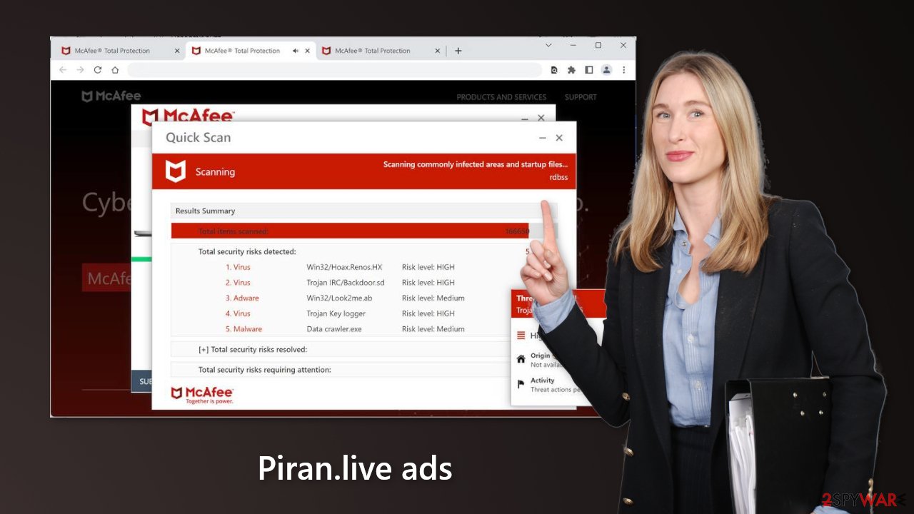 Piran.live ads